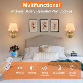 ADISUN LED bulbs included illuminate hallways and bedrooms efficiently.