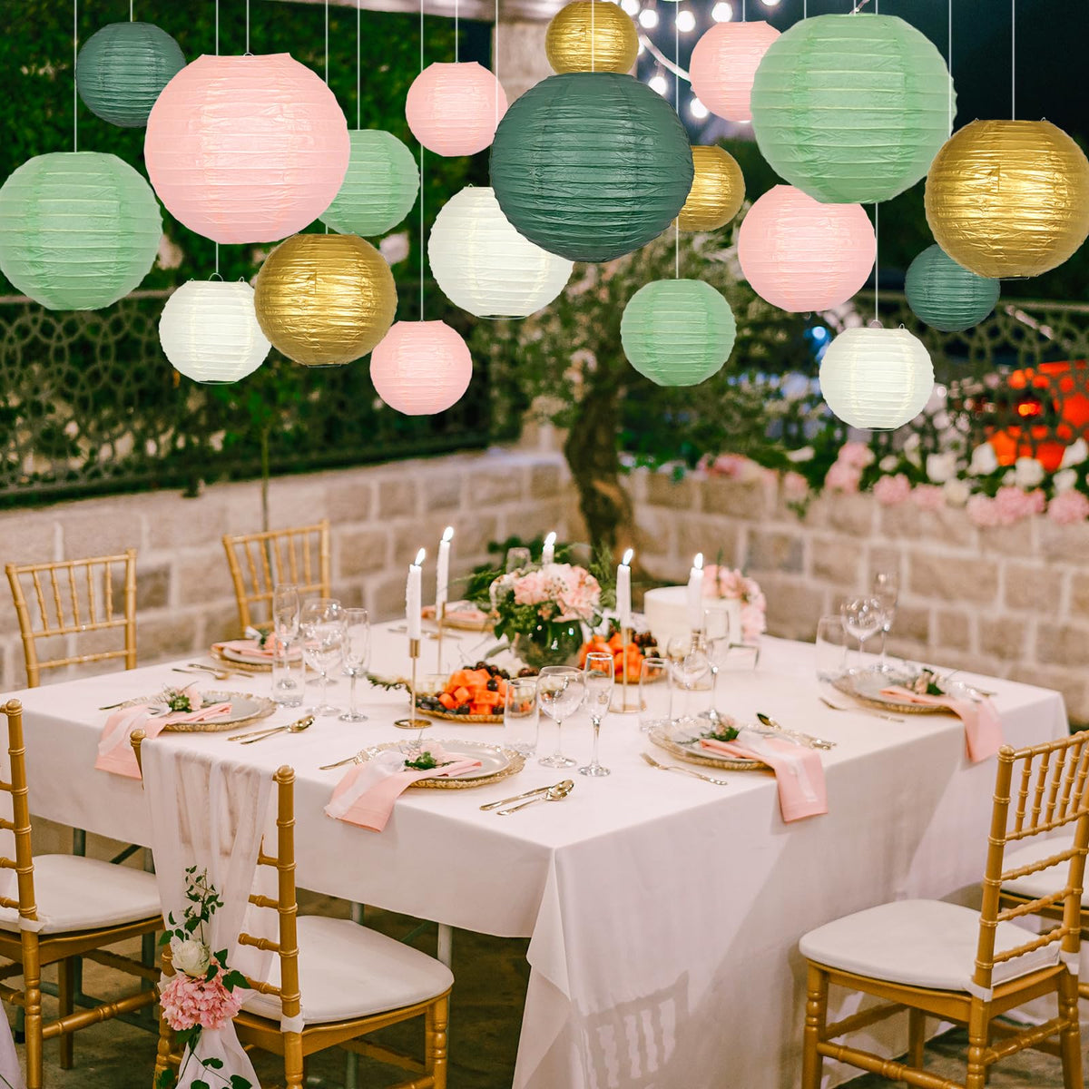 ADLKGG paper lantern 6in pink lantern brightens party corners.