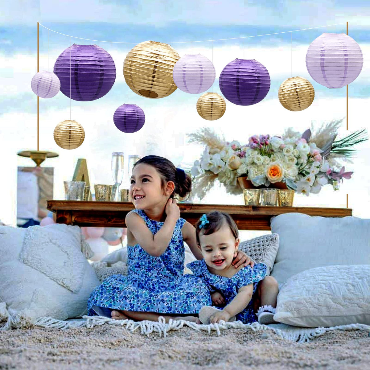 ADLKGG durable, reusable lanterns that store flat for future use.