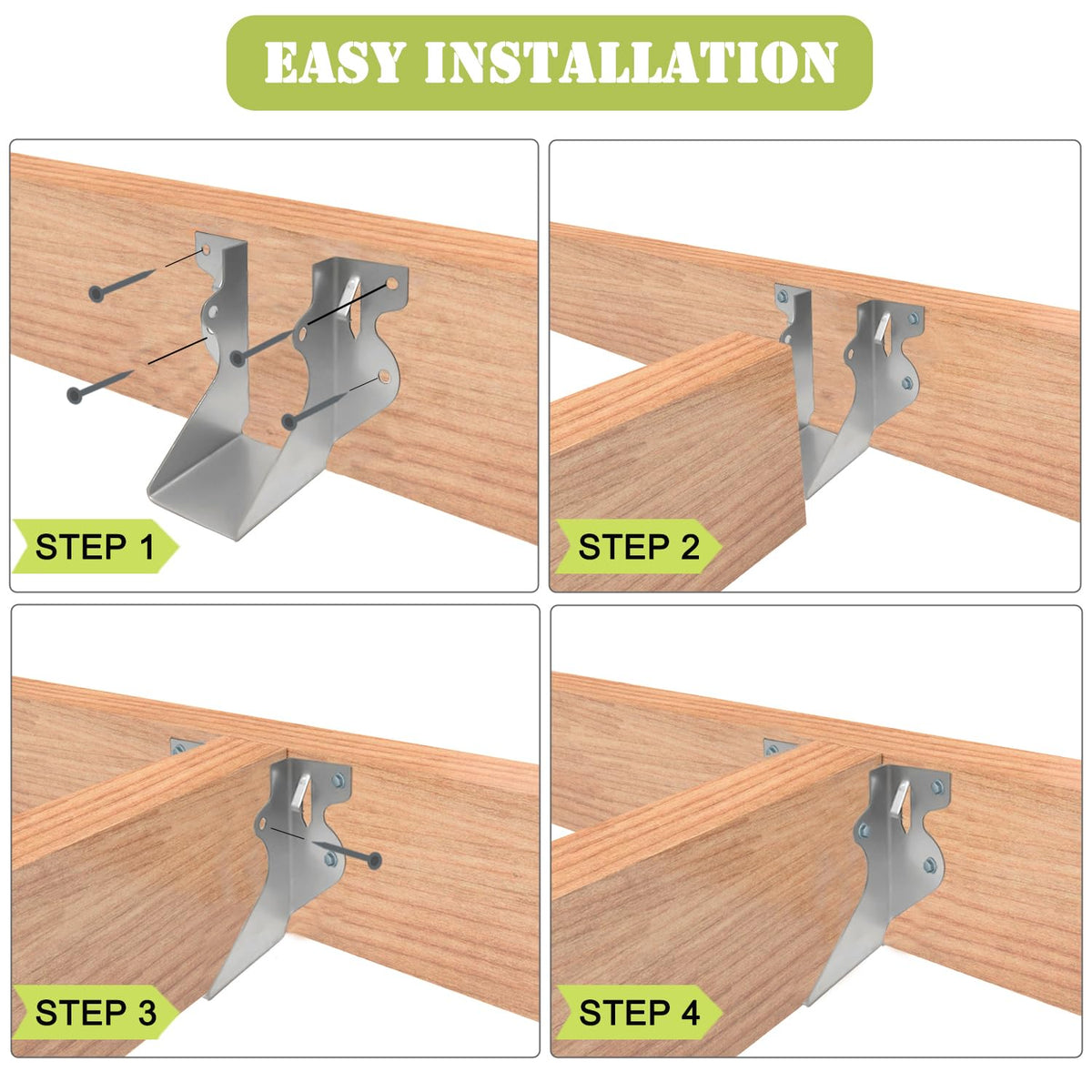 ADLMPW 2x4 hanger on a wood-frame setup.
