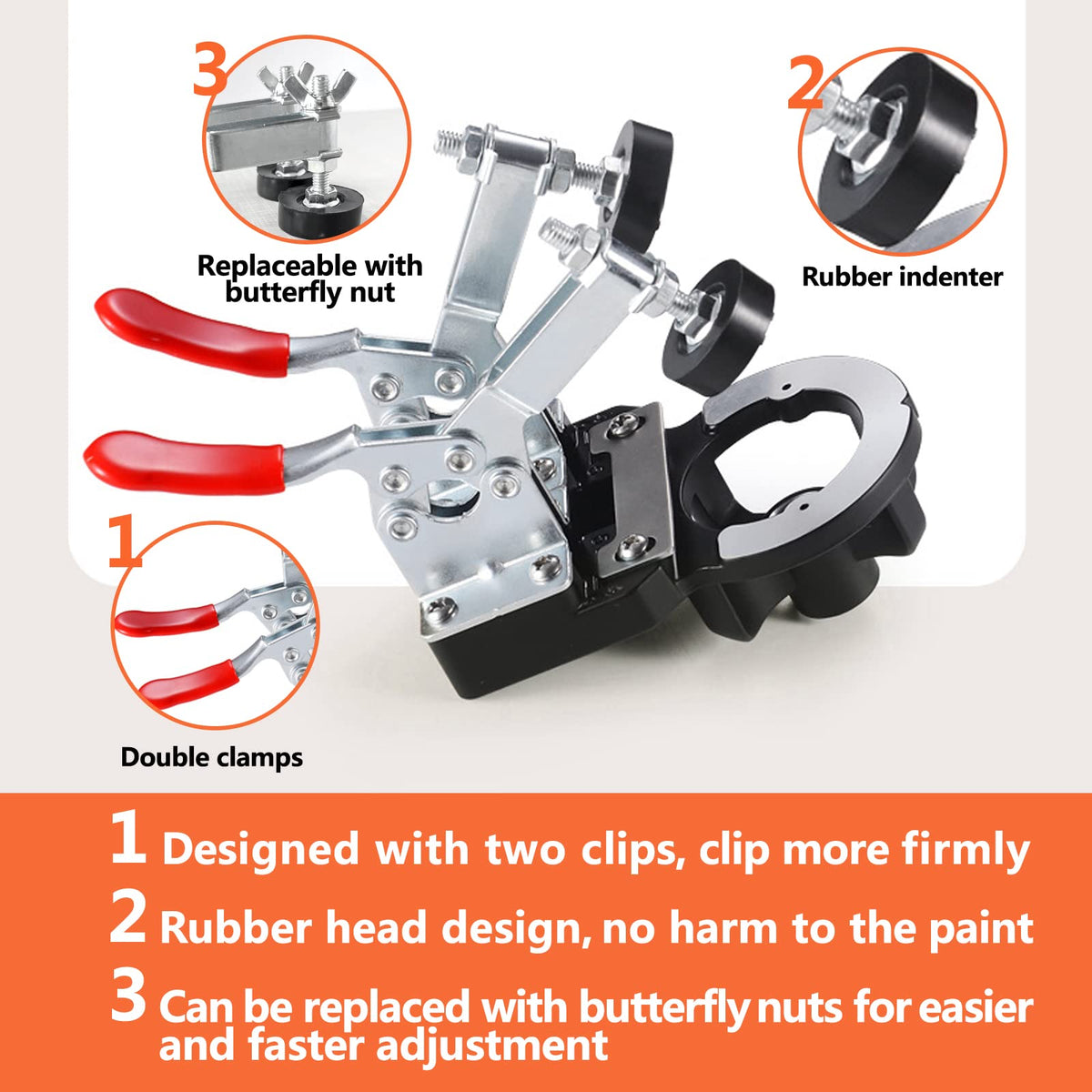 Adoles 35mm concealed hinge jig, adjustable opening depth for versatile placement.