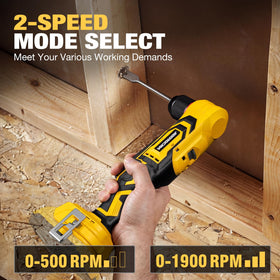 ADOTOCAM dual-speed control supports precise fastening and efficient drilling.