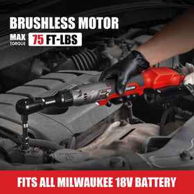 ADOTOCAM compatible with Milwaukee 18V batteries offering flexible power options