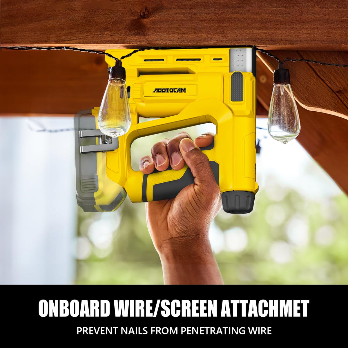 ADOTOCAM safety lock prevents accidental firing