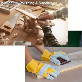 ADVcer 12000 grit 9x11 inch sheet enabling ultra-smooth finishes on guitars, furniture, metal parts.