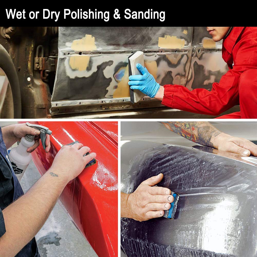 ADVcer 15000 grit 9x11 inch paper yields glass-like polish for plastics, glass, and stone surfaces.