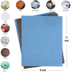 ADVcer 8000 grit 9x11 inch sheet for feather-light finish on automotive panels and wood.