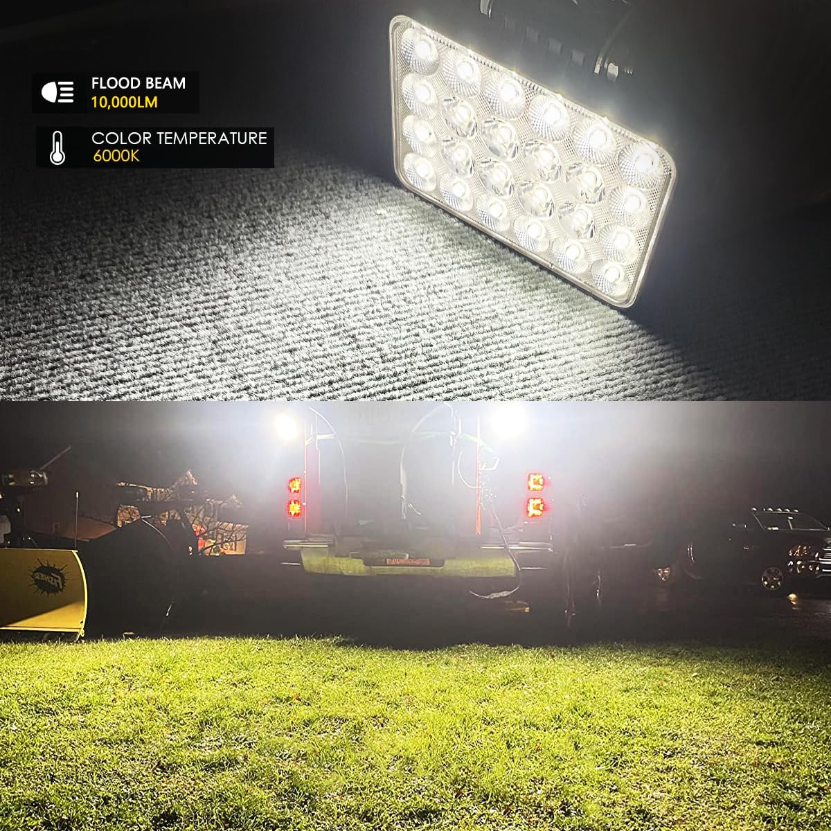 Adzoon LED 6-inch light rear view suitable for versatile mounting