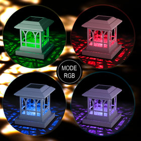 AEFRELEOHT dusk-dawn sensor post cap light auto-senses night for effortless lighting.