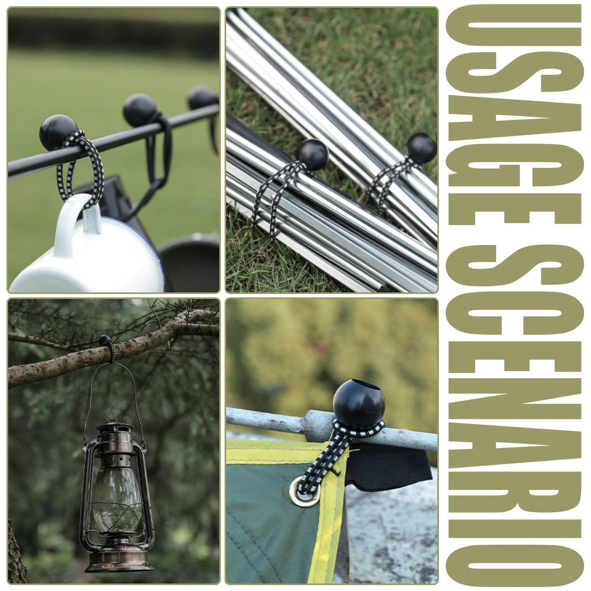 Aegero ball bungee portable travel kit for quick setups.