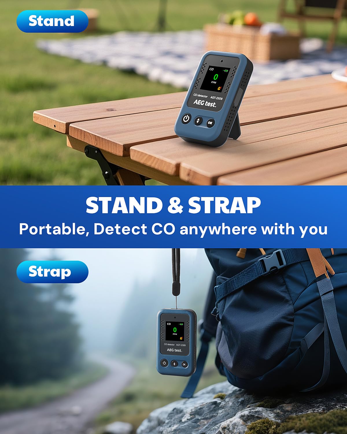 Aegtest AGT-2309 compact handheld design fits pockets and bags