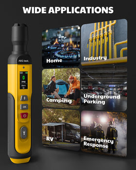 AEGTEST AGT-2459 long battery life enables all-day monitoring in the field.