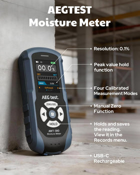 AEGTEST AWT-380 depth-20mm measuring depth enables non-destructive checks.