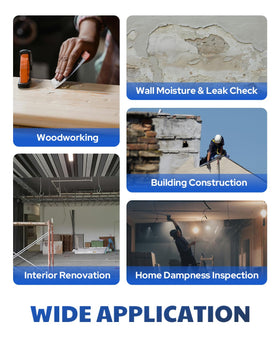AEGTEST AWT-380 detects moisture across walls, floors, and furniture safely.