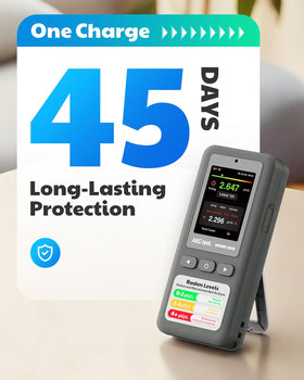 AEGTEST HOUND-1011S LCD display shows hourly updates and long-term trend.
