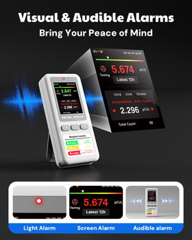 AEGTEST HOUND-1011S sensor unit emphasizes high-precision radon sensing.