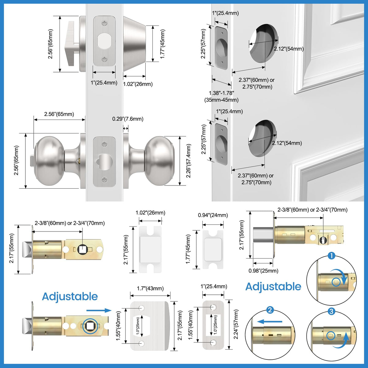 AEEKEL anti-saw bolts boost strength for durable exterior protection.