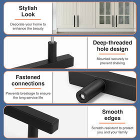 AEEKEL stainless steel hardware resists rust for long-lasting cabinet updates.