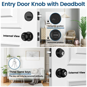 AEEKEL keyed-alike front door system enabling one-key access across doors