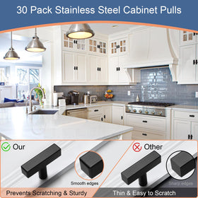 AEEKEL square knob close-up edge highlights smooth edges to prevent scratches during use