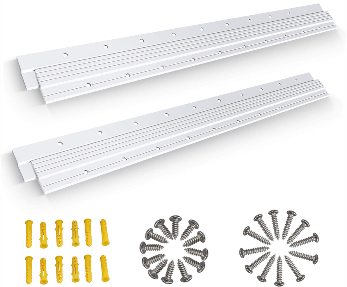 AENTGIU French cleat 30-inch two-pairs image showing secure flush wall mounting