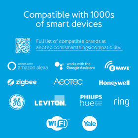 AEOTEC hub combines Z-Wave and Zigbee for broader device support.
