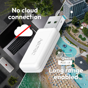 AEOTEC Z-Stick 10 Pro supports cloud-free operation for privacy-conscious users.