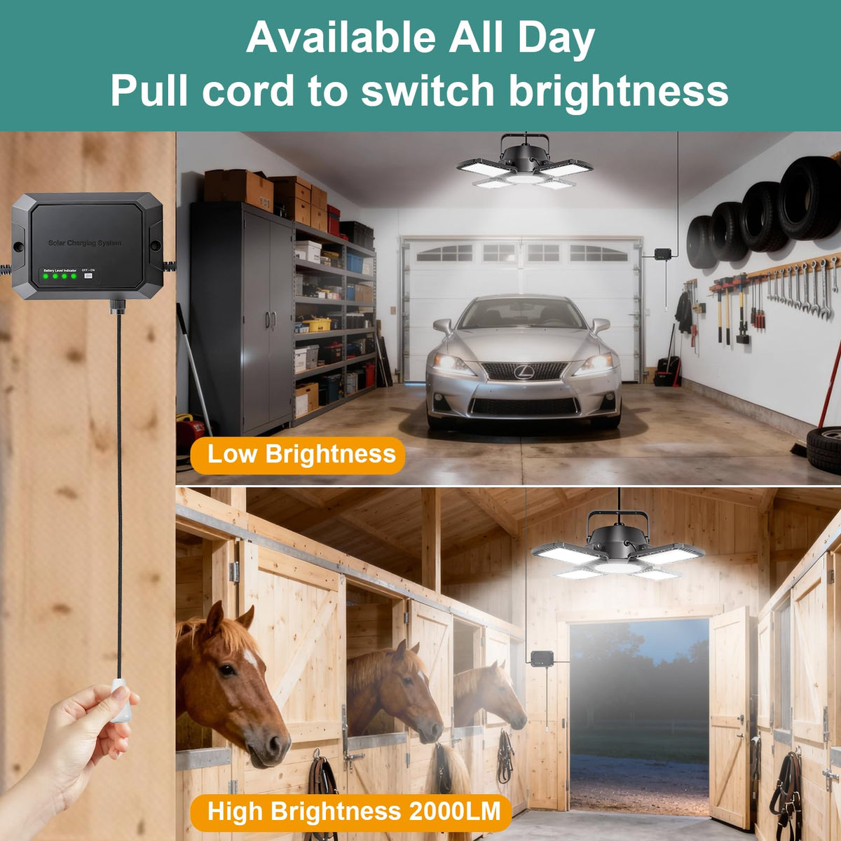 AEQ IP65 waterproof design withstands rain and dust