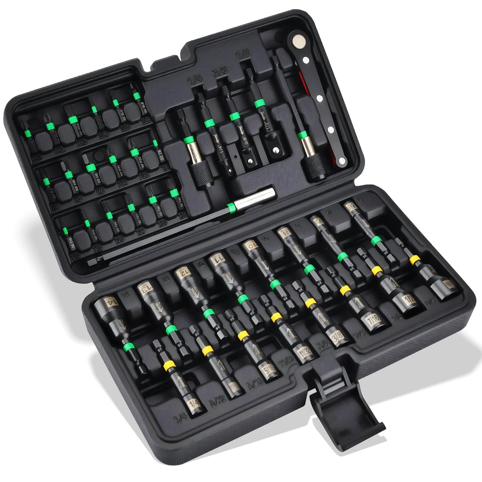 AEROFORCE 41-piece nut driver set complete kit for versatile repairs