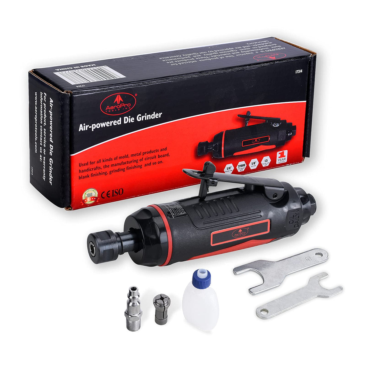 AEROPRO AP17314 safety-lock throttle helps prevent accidental starts