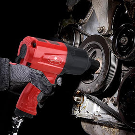 AEROPRO A398 includes oil pot, spanner, and air connector for setup.