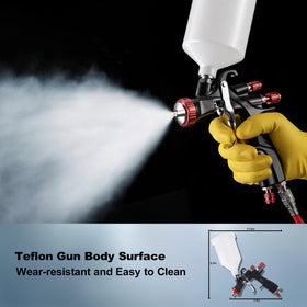 AEROPRO A610 nozzle 1.5mm for versatile varnish and topcoat application