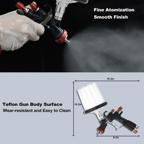 AEROPRO kit includes air regulator and water separator for setup