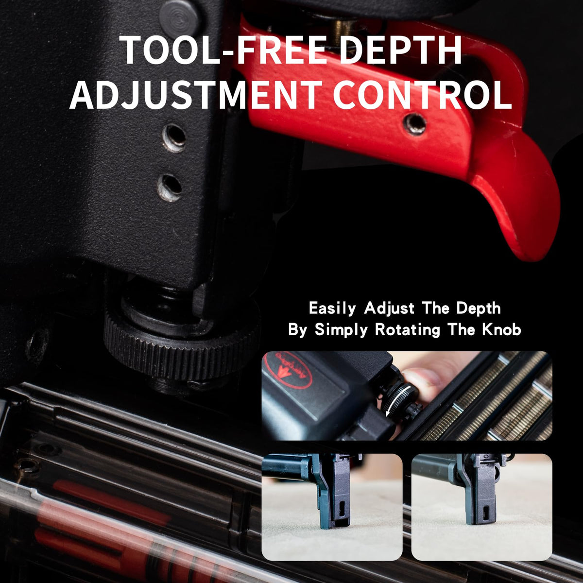 AEROPRO nails assortment, includes 5/8 to 2 inch brads for versatility.