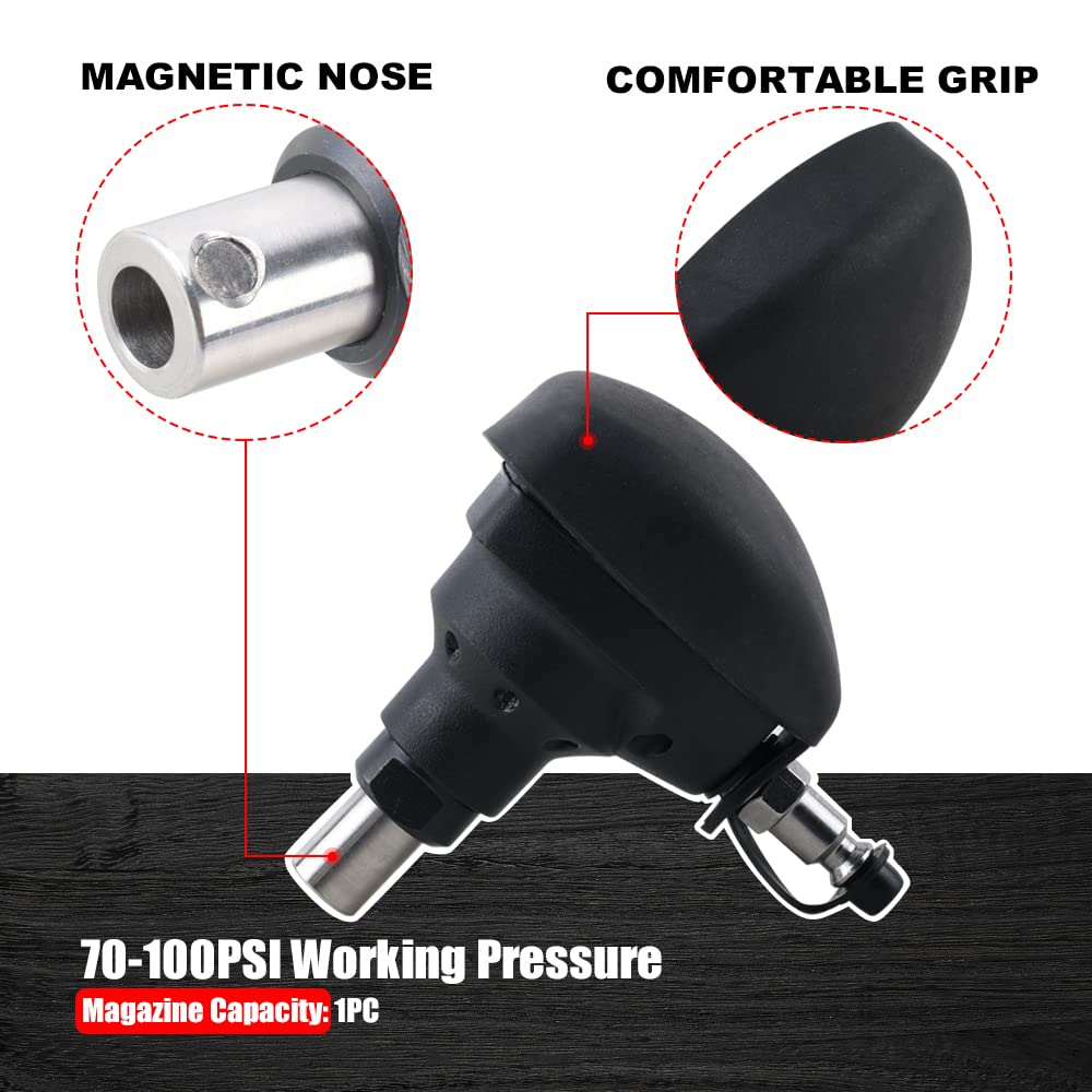 AEROPRO Palm Nailer accepts bulk nails for versatile framing.