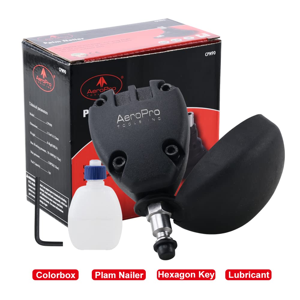 AEROPRO Palm Nailer ideal for joist hangers and metal connectors.