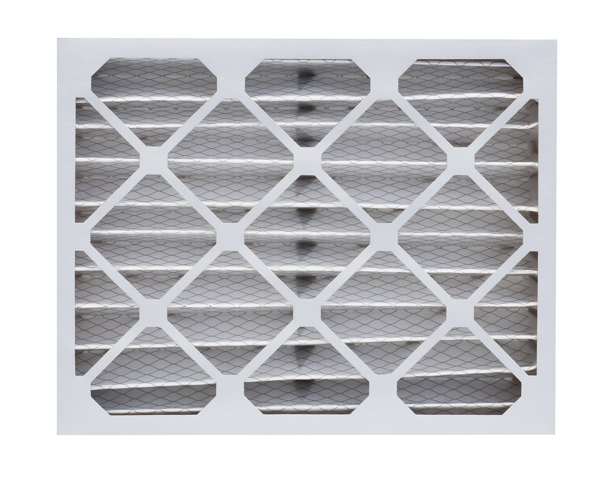 Aerostar 16x25x4 filter packaging ready for installation in standard HVAC units.