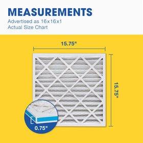 Aerostar six-pack MERV 11 filters showcases convenient replacement for regular maintenance.