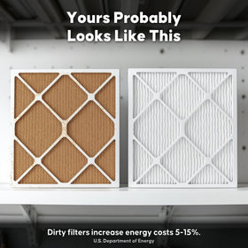 Aerostar easy-install filter demonstrates simple, quick maintenance.