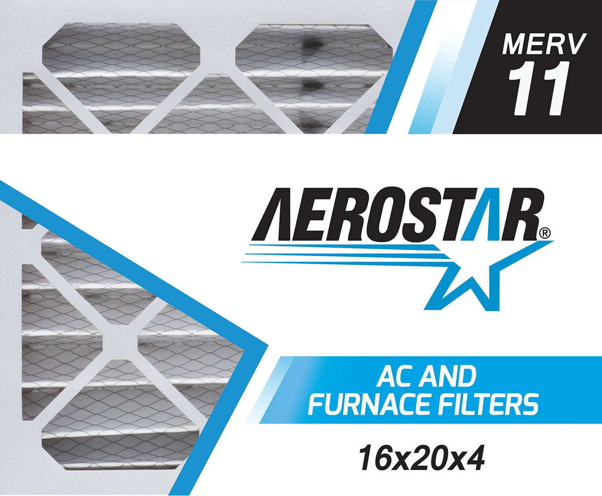 Aerostar pleated filter design enhances air quality by trapping dust and pollen for healthier indoor air