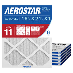 Aerostar pleated filter pack shot for higher efficiency filtration.