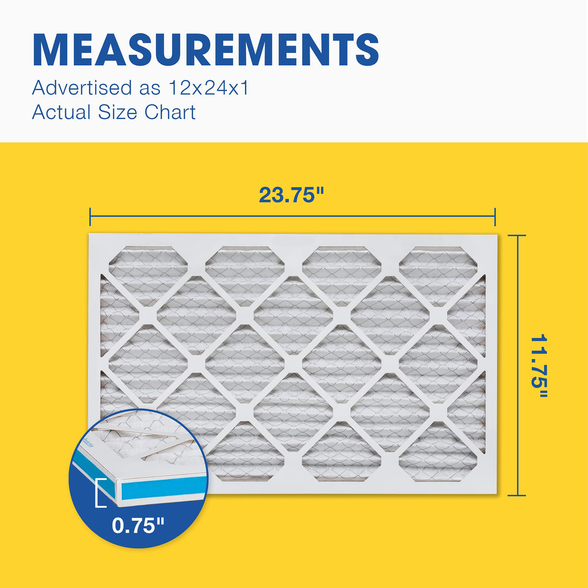Aerostar USA-made filter construction close-up.