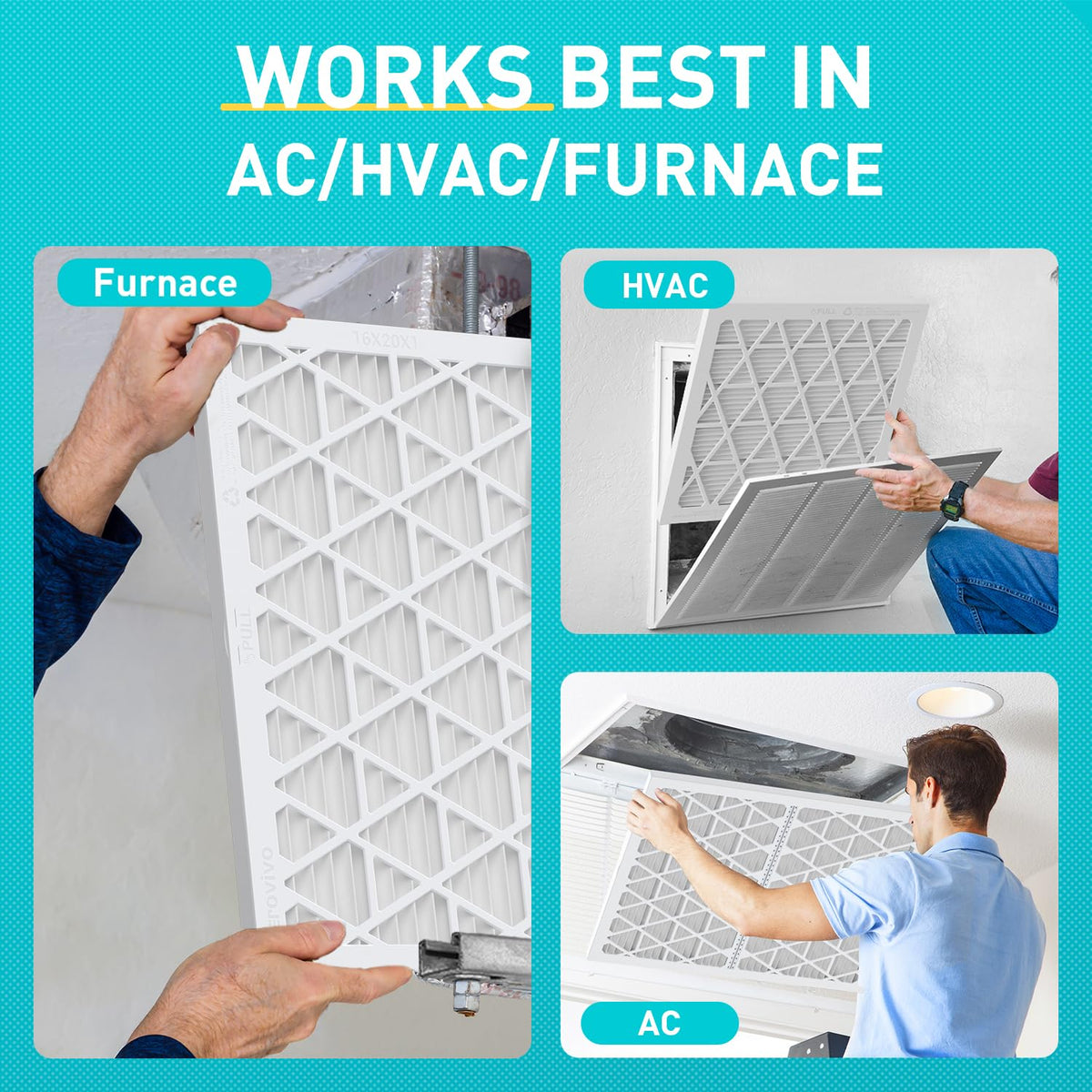 AErovivo compact storage saves space in utility areas.