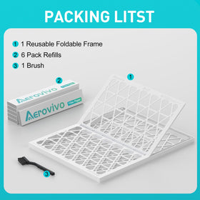 AErovivo six refills pack highlights cost-efficient replacements.