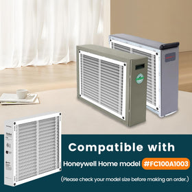 Aerzva 16x20x4 air filter packaging highlights space-saving folded design for easy storage.