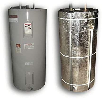 AES Water Heater Blanket front view shows easy retrofitting and enhanced heat retention.