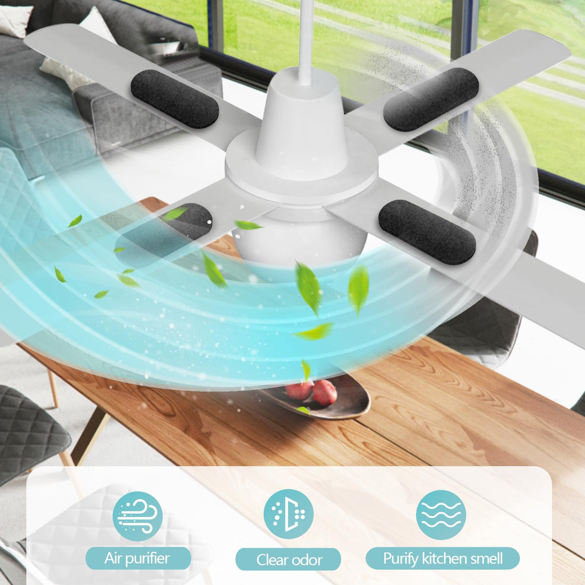 AesoKone activated charcoal filter capturing odors