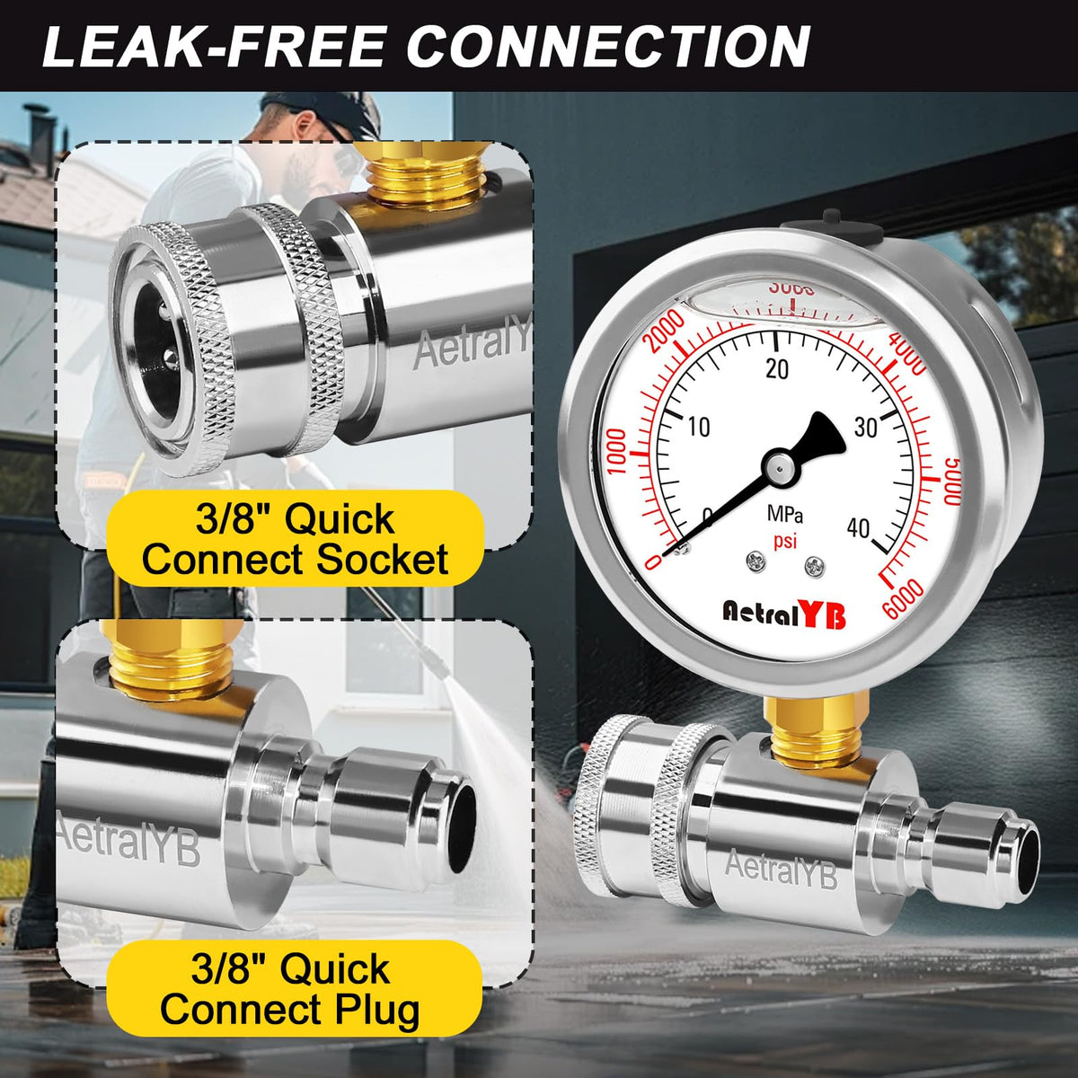 AetralYB large dial face visible for quick on site checks