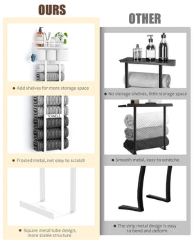 Aetyord multi-purpose bathroom organizer keeps essentials within reach.