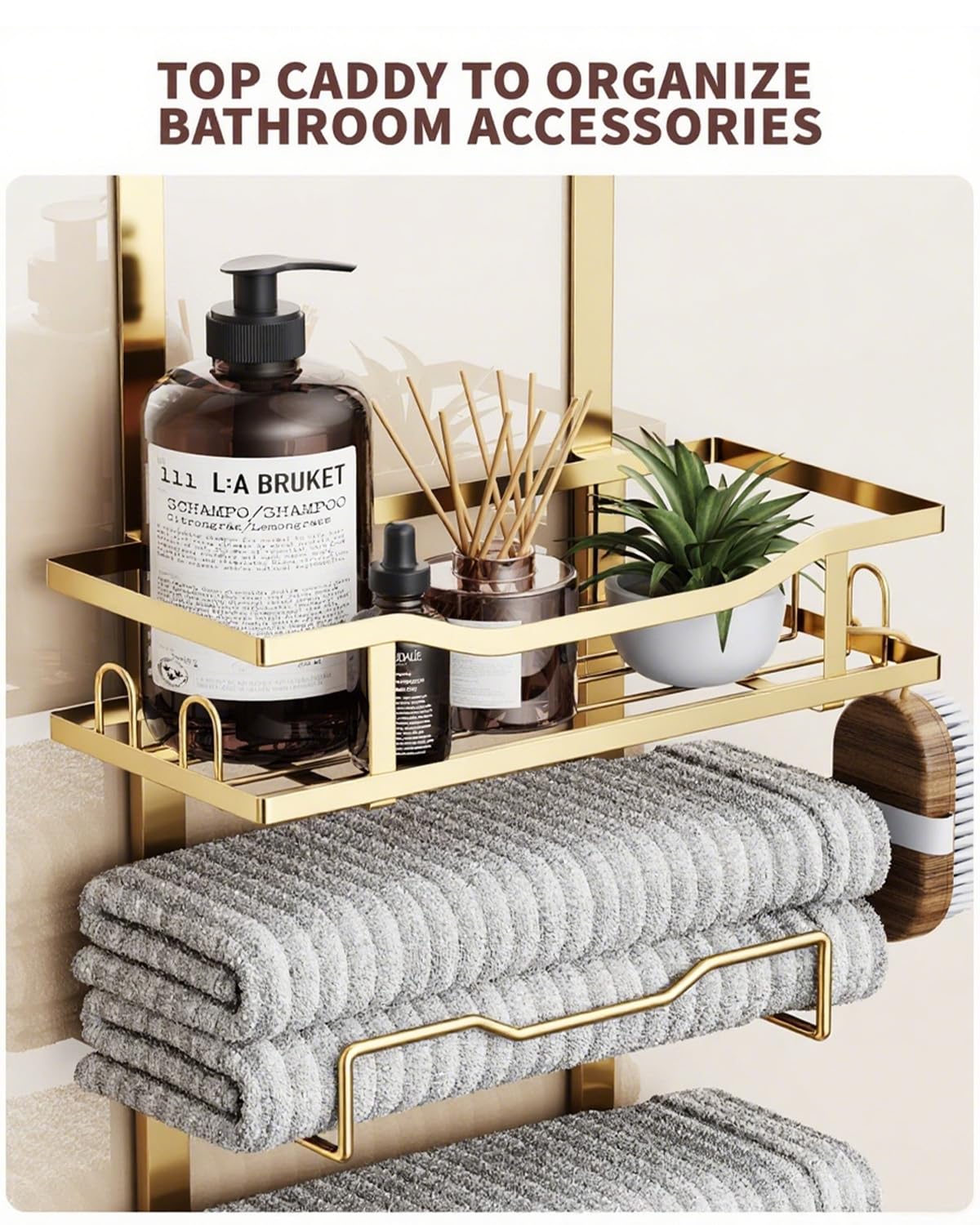 Aetyord top basket caddy detail for small bathroom accessories